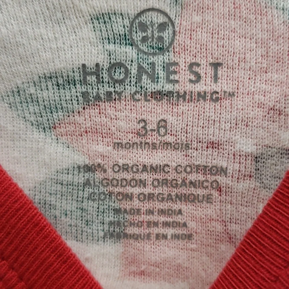 Honest Baby Clothing NWT Holiday 3-piece 100% Organic Cotton Set